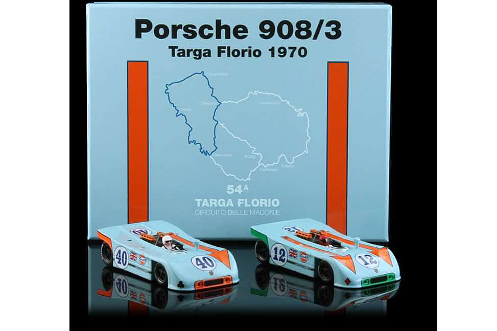 NSR Porsche 908/3 #12 Winner + #40 2nd Gulf Edition Targa Florio 1970