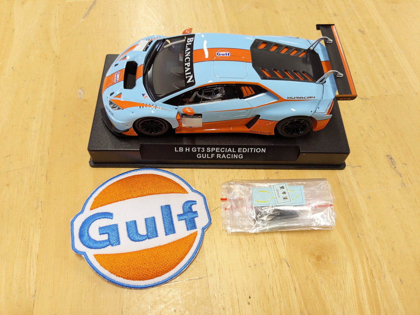 Sideways Lamborghini Huracan GT3 Gulf Edition Special