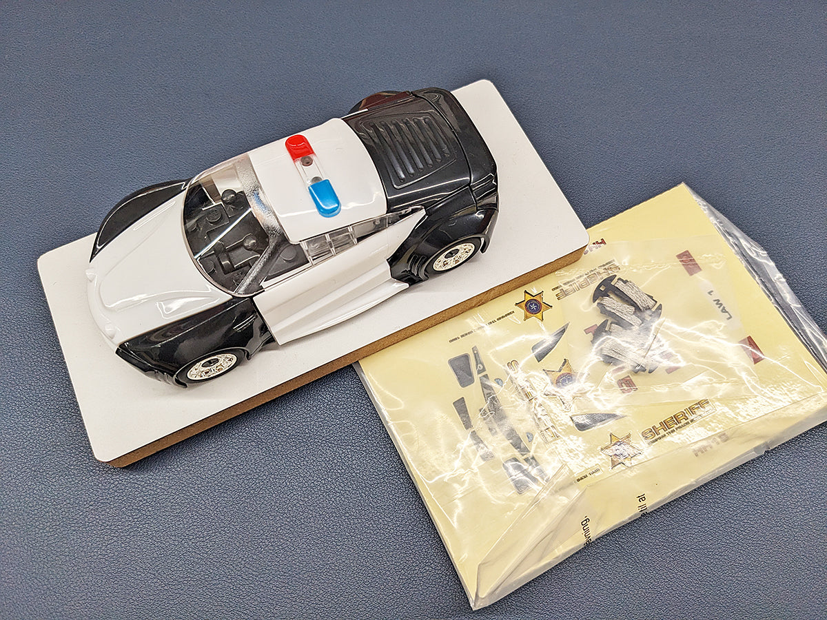 Scalextric QuickBuild Police Car Black / White【USED】