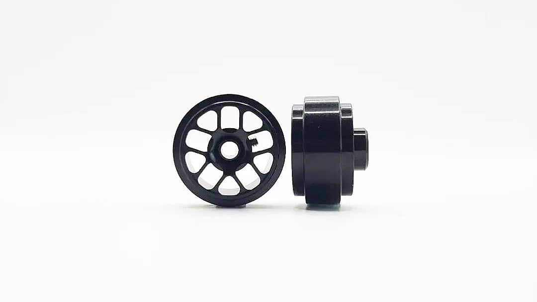 STAFFS Hyper 15.8mm x 8.5mm Black Alloy Wheel (STAFFS218)