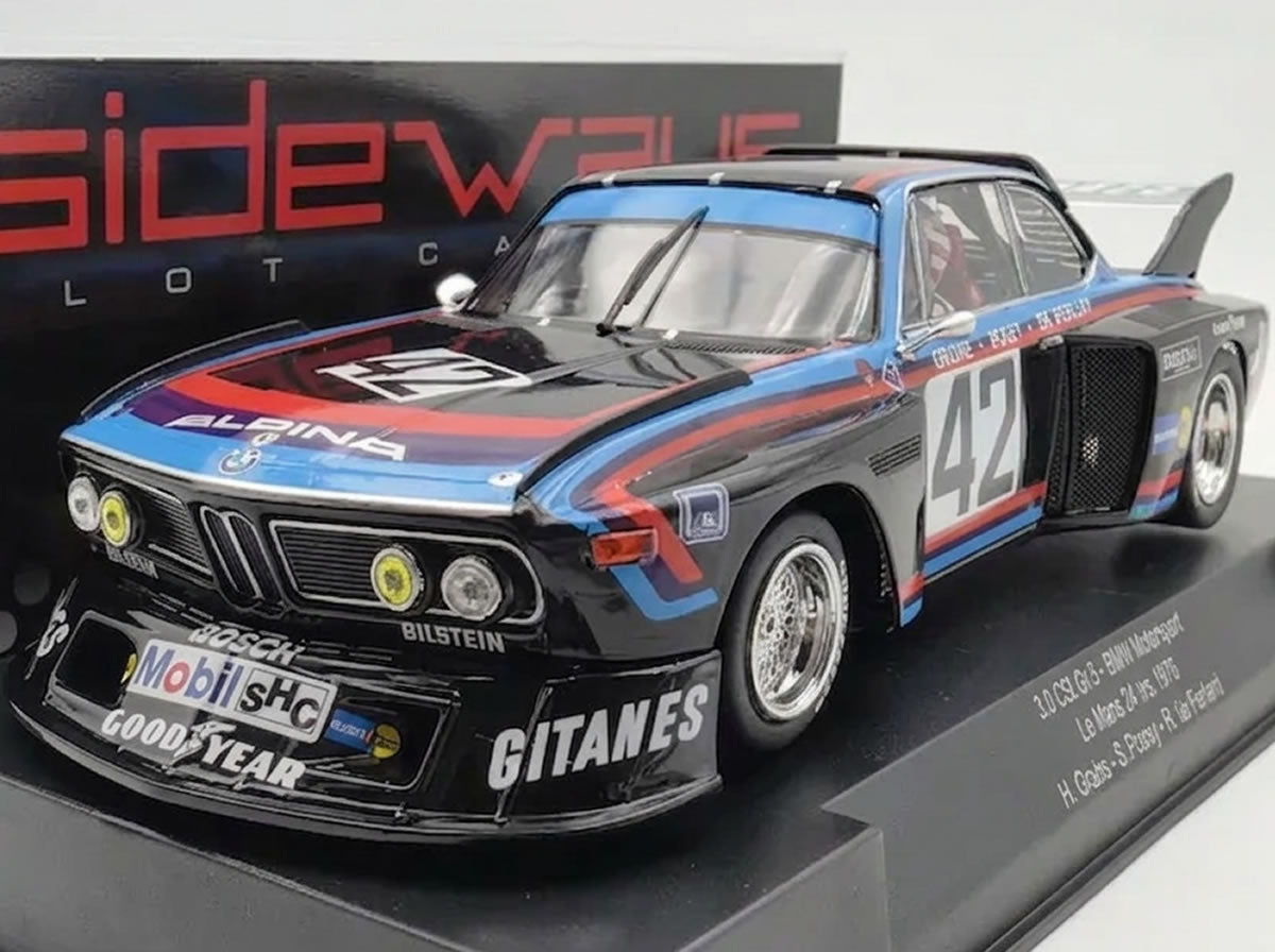Sideways SW87 BMW 3.5CSL Gr.5 #42 Gitanes 24h Le Mans 1976