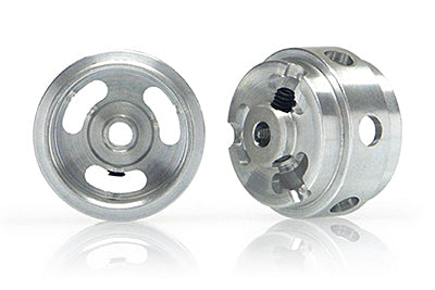 Magnesium ø16.5x10x1.5mm hollow wheels, M2 grub, 0.9g (2x) - ex WH1186- (W16510215M)