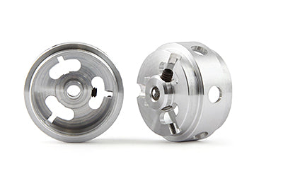 Magnesium ø17.3x9.75x1.5mm hollow wheels, M2 grub, 0.9g (2x)  (WH1231mg) (W17309715M)